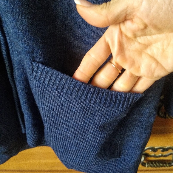 Vtg 70s Pure Wool Cardigan - Picture 12 of 14